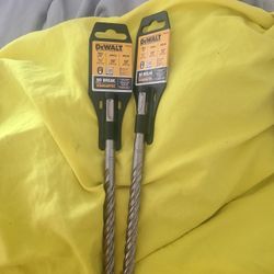 Dos Brocas De Martillo De 1/2" De 10"