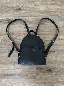 Black backpack purse Kate Spade