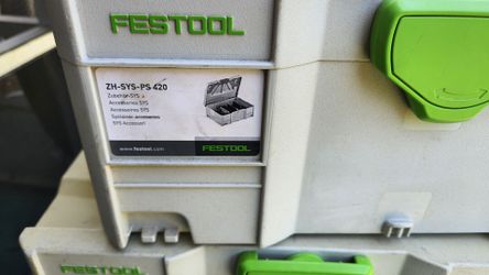Festool jigsaw accessories kit.
