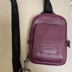 Coach Crossbody Deep Berry 