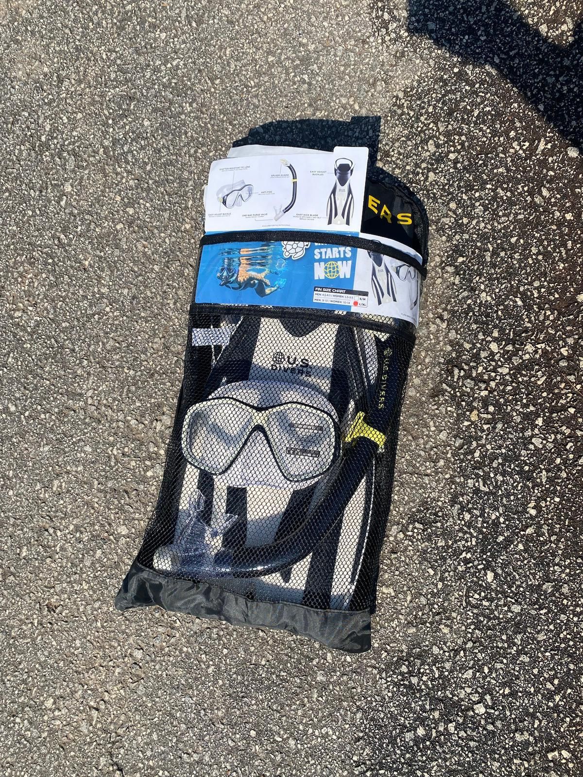 US Divers Snorkel Gear