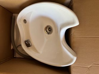 DIR Professional Salon Shampoo Sink – White Ceramic – FLASH SALE!