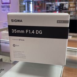 Sigma 35mm F1.4 For Canon