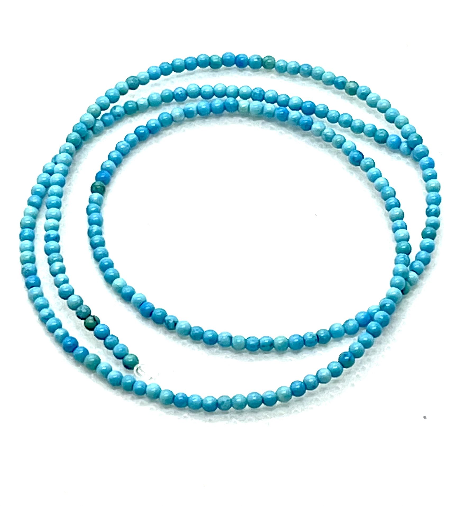 15.5” Strand Of Turquoise Beads 401