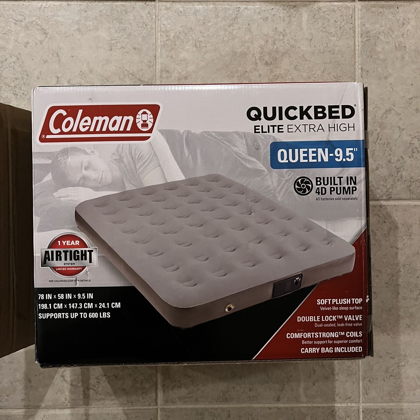 Coleman Airbed With Built In Pump