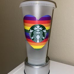 Pride Love Is Love Starbucks 24oz Cold Cup