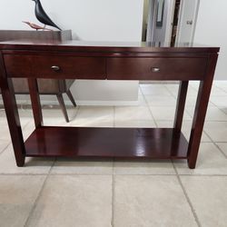 KINGSTON CONSOLE / SOFA TABLE BY CRATE AND BARREL