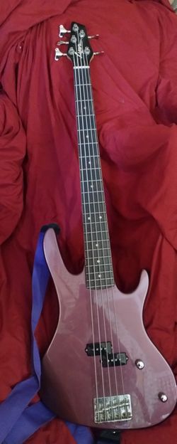 Washburn 5 String Bass Fender Pickups Amp