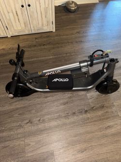 Apollo Go Electric Scooter with Lockbox
