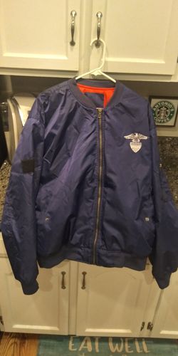 US Navy Veteran XL Bomber Jacket