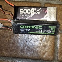 2 3s 5500mah Lipo Batteries With Charger 