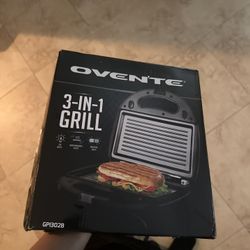 ovente 3 in 1 grill