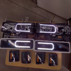 94-98 C/K Chevrolet/Suburban/Tahoe/Blazer Headlights Faros Micas Luces