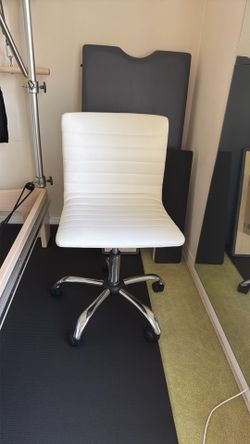 White chair hardly used