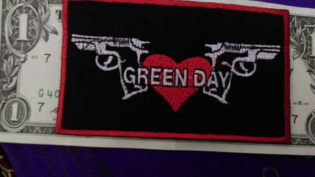 GREEN DAY patch iron on