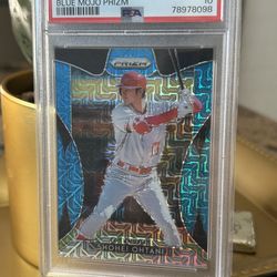 2019 SHOHEI OHTANI PANINI BLUE MOJO PRIZM MINT 10