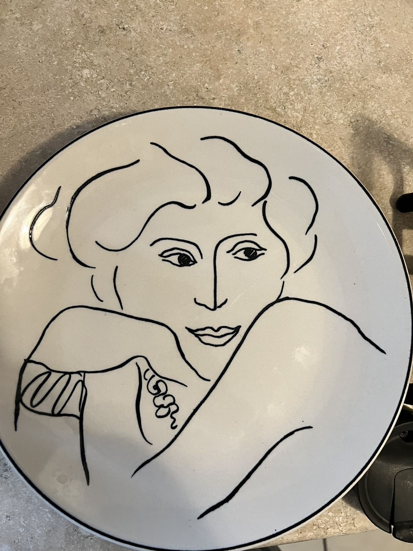 Antique Francesca Handcrafted Dinner Plates