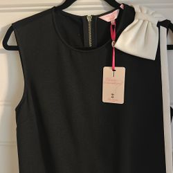 Ted Baker Black And White Bow Dress