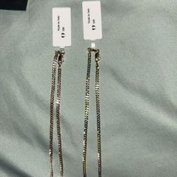 Cuban Anklets 10”