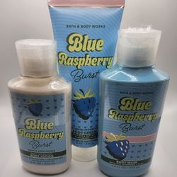 Bath & Body Works Bundle ~ BLUE RASPBERRY BURST ~ Adult & Kids ~ BRAND NEW!!
