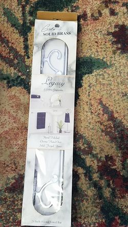 Gletco Solid Brass Towel Holder