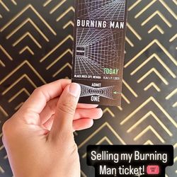 Burning Man Ticket 🎟️ 