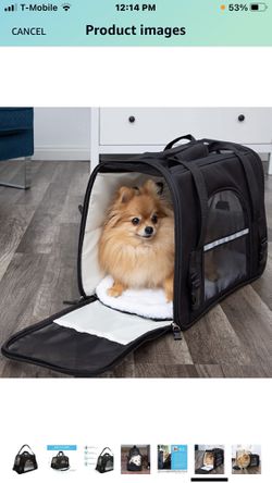 Paws & Pals Airline Approved Pet Carrier - Soft-Sided Carriers for Small  Medium Cats and Dogs Air-Plane Travel On-Board Under Seat Carrying Bag with  F for Sale in Long Beach, CA 