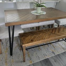 Dinning Table With Chairs 6 Seater
