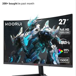 Koorui 1ms 249hz 4k Monitors 27" 