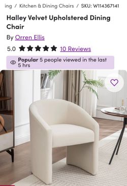 Dining chair/accent chair
