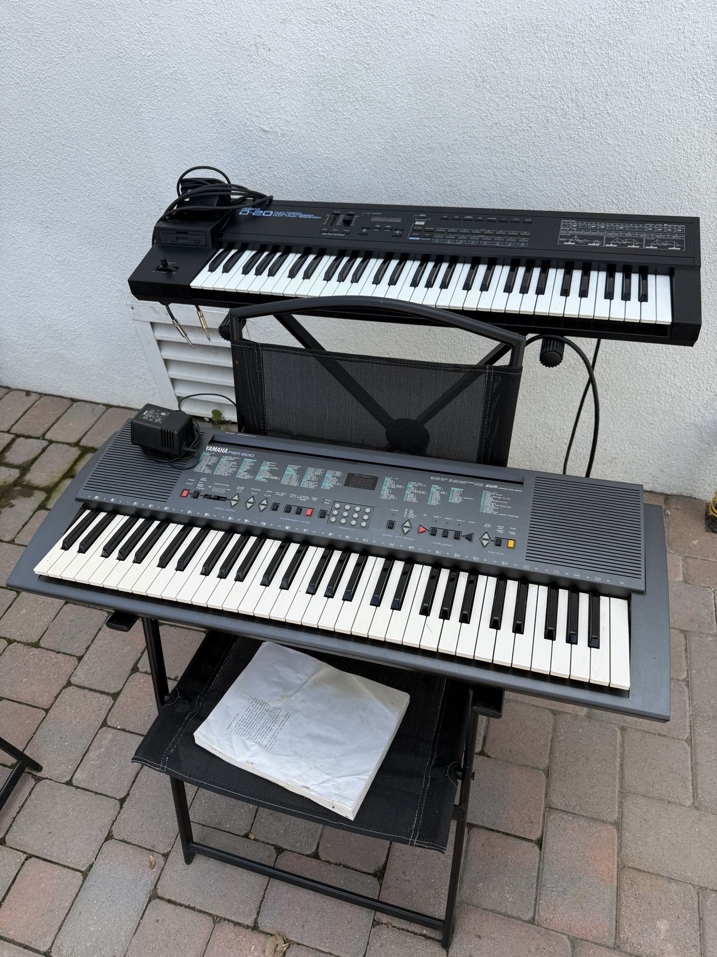 Roland D-20 Keyboard & Yamaha PSR-200