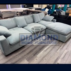 GREY CLOUD SECTIONAL / SALE 🔥🔥👌👌