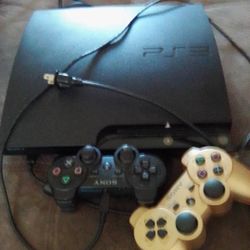 Ps3 With Two Controllers 