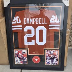 Earl Campbell signed Jersey