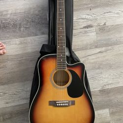 Acoustic guitar $60