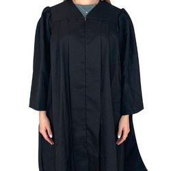 Cappe Diem Masters Graduation Gown Deluxe , 2025  Matte Black Unisex Adult Graduate