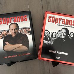 SOPRANOS 1st and 2nd season dvds