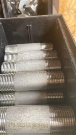 1/2 x 3 Nipples sch 80