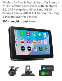 NEW IN BOX 7" Touch Screen Display w/Backup Camera
