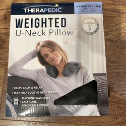 Therapedic weighted U-Neck Pillow 3 pounds Brand New 