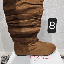 Camel Knee High Boots