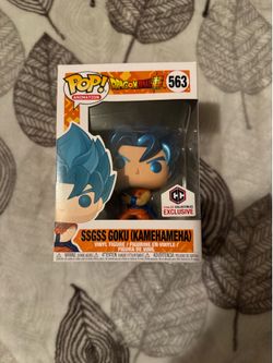 Funko Pop! Dragon Ball Super SSGSS Goku (Kamehameha) #563 Chalice Collectibles Exclusive