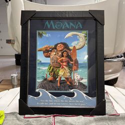 Moana Picture Framed And Matted