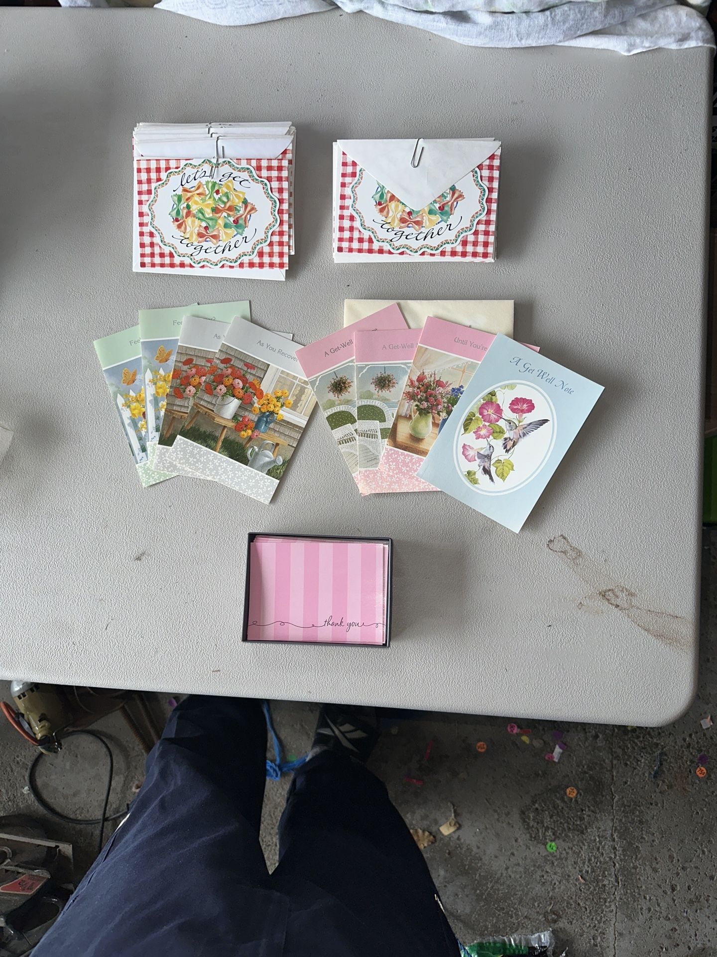 Lot of Invitation and Sympathy Cards