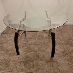 Glass Table Dining Set