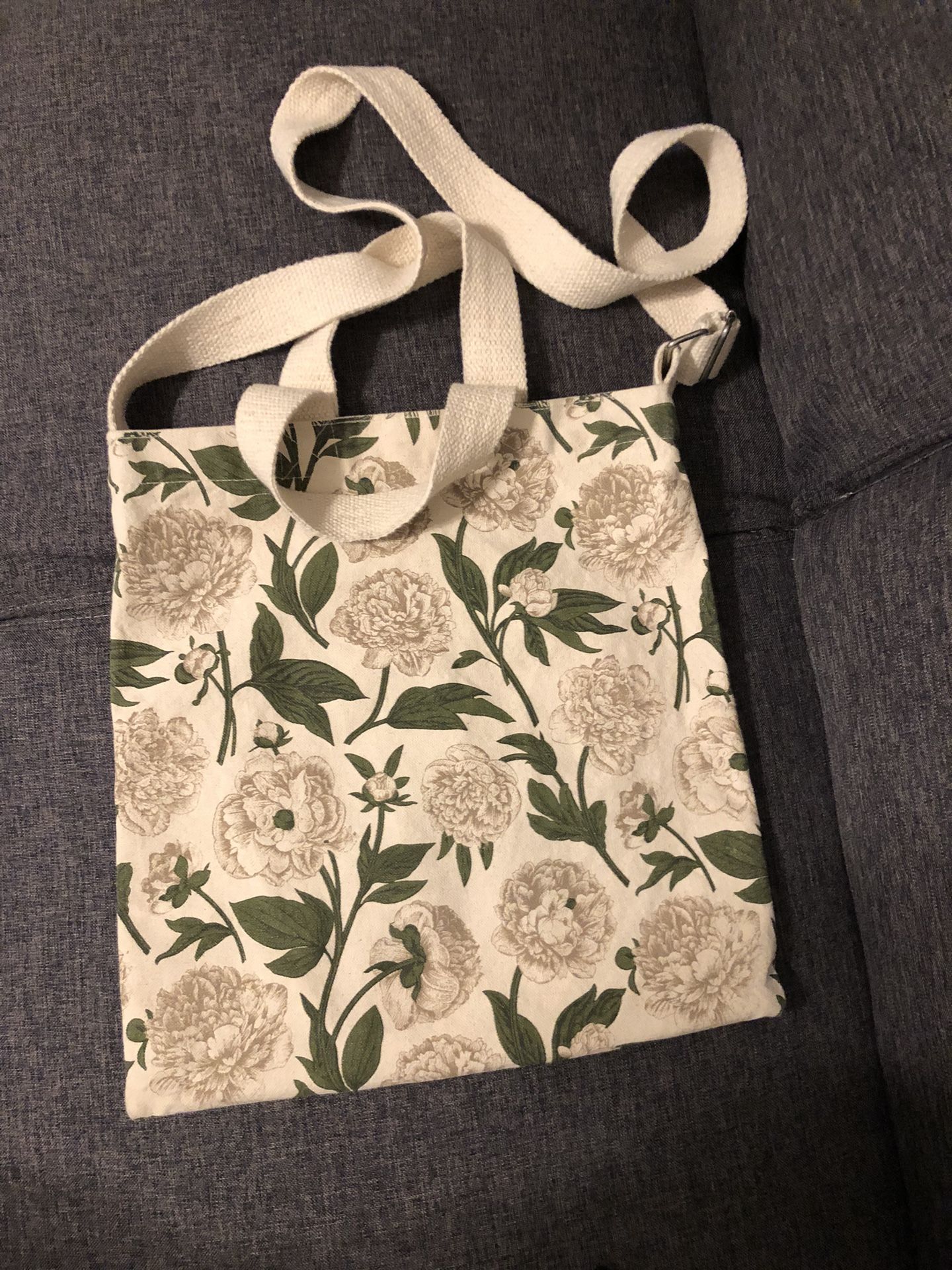 Thick Canvas Crossbody Bag