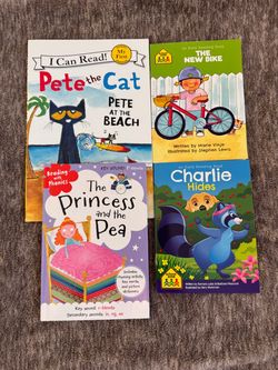 Beginning Reader Book Lot of 4 Pete the Cat School Zone Phonics Books