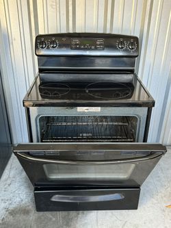 Black Glass Top Stove / Range