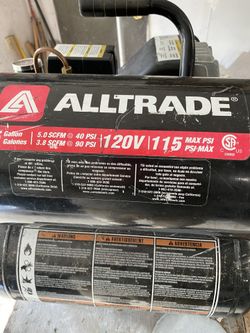 Alltrade portable 115 max psi air compressor