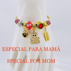 Pulsera estilo P,acero inoxidable chapado en orò 18k/bracelet, 18k gold plated stainless steel